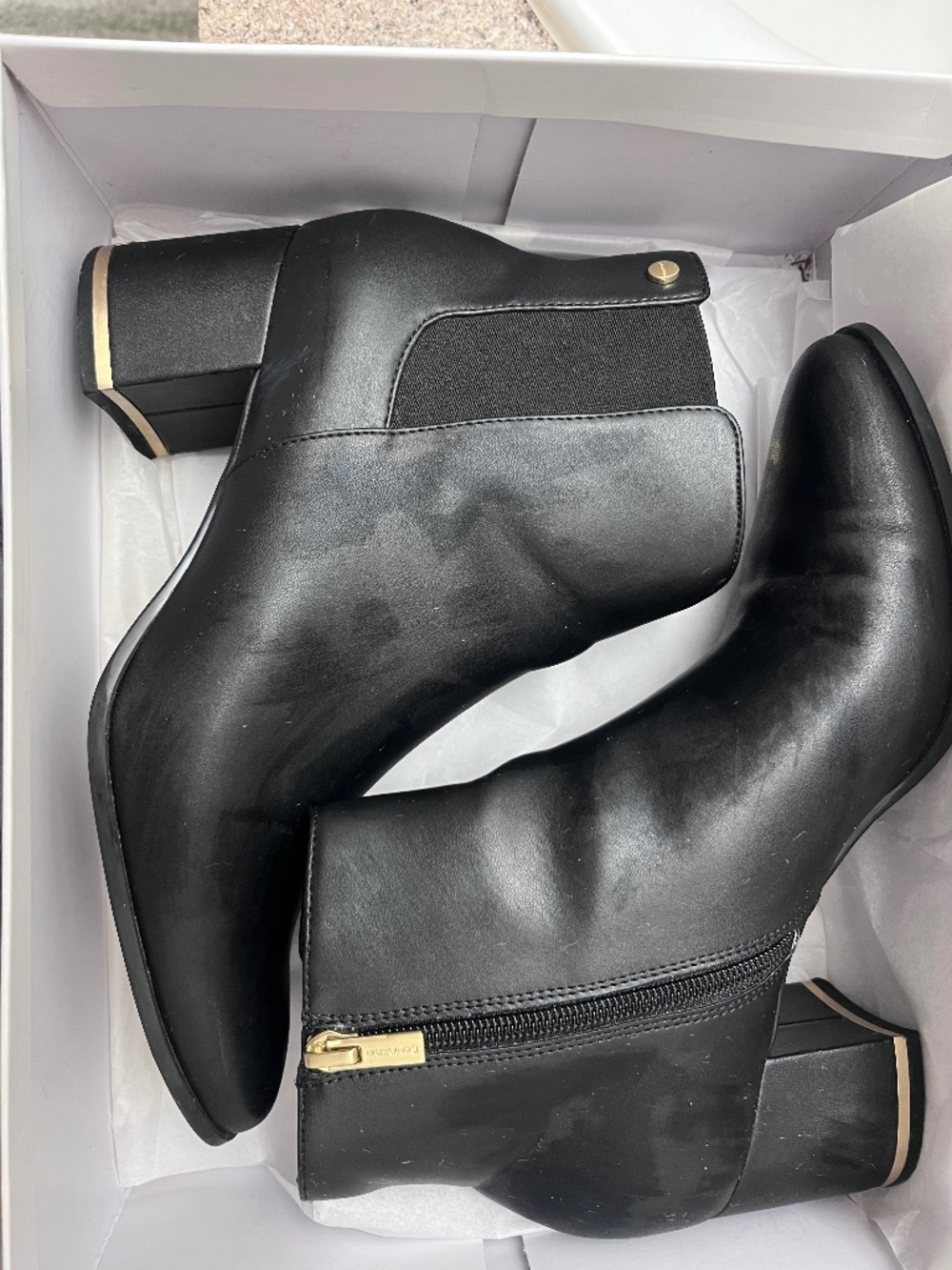 Black Calvin Klein Booties